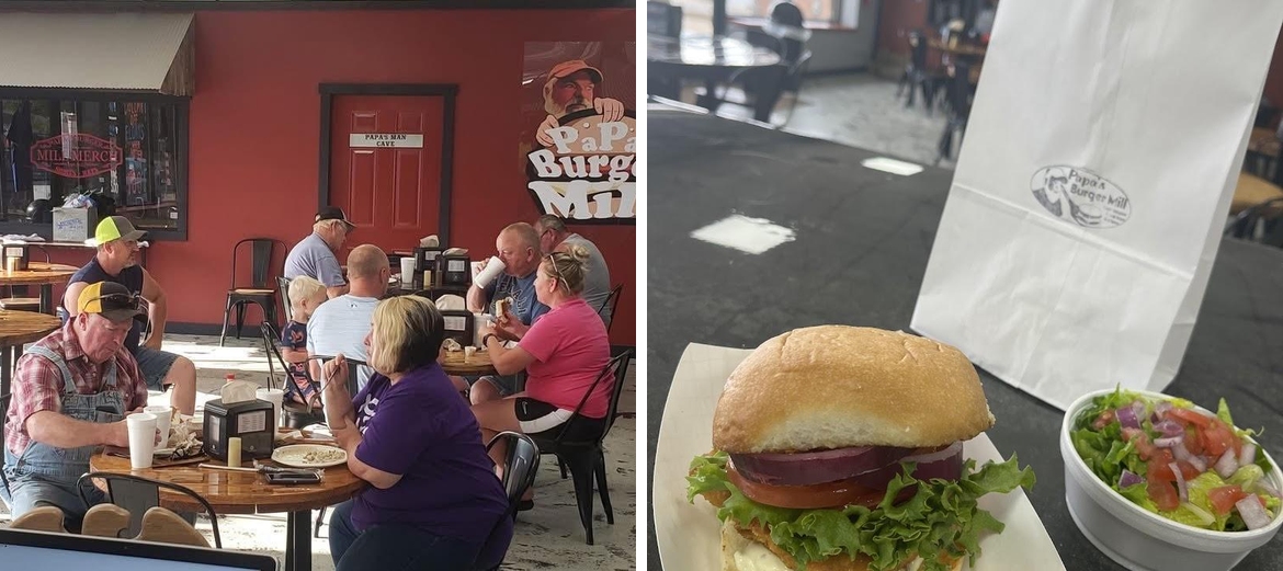 Papa's Burger Mill Menu