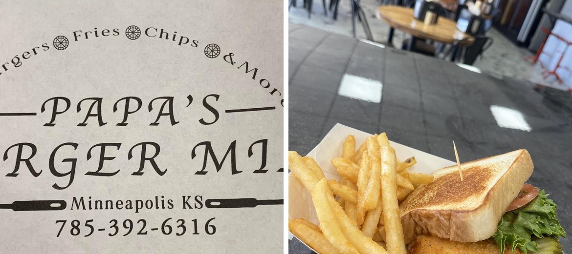 Papa's Burger Mill Menu