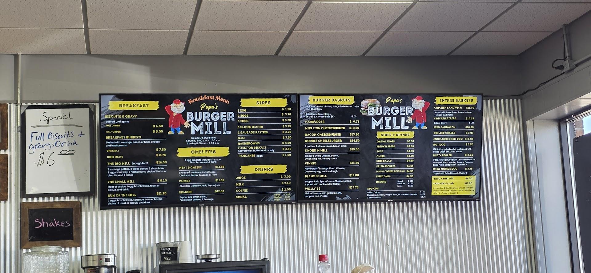 Papa's Burger Mill