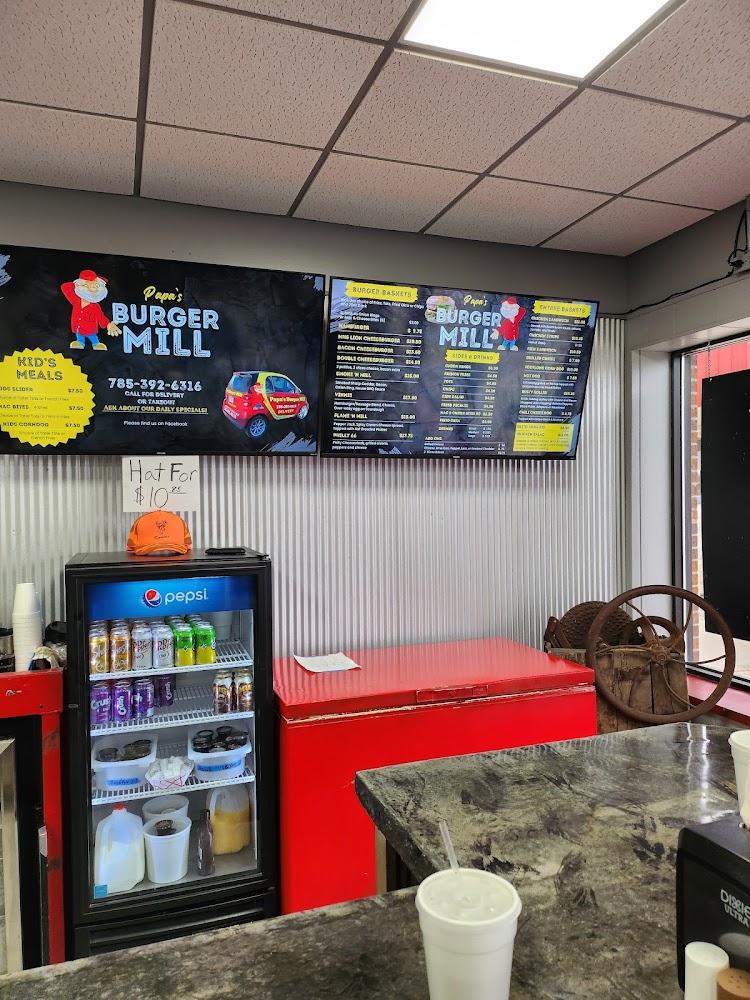 Papa's Burger Mill Menu image 4
